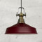 bamyum Asletl Hängelampe Industrial aus Metall Ø41 cm, Küchenlampe Vintage, Hängelampe Esstisch E27, Pendelleuchte Bordeaux, Wohnzimmerlampe Hängend Vintage, Pendelleuchte Esstisch
