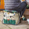 Folding Hobby Seat - Portable & Foldable Stool with Heavy Duty Metal Frame & Storage Bag for Tools & Equipment, Perfect for Gardening, Fishing, Camping or DIY – Measures H34 x W41 x D26cm Open
