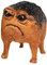 Lwaviwer Grumpy Frog Kröte Statue hässlich wütend Outdoor Garten Frosch Dekor Statue Lustige Neuheit Home Office Frosch Dekor Skulptur