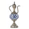 ZJIEDB Turkish Moroccan Bohemia Teapot Table Lamp Handmade Mosaic Glass Desk Lights for Bedroom Living Room Cafe Decorative Night Light, 110-240V,D