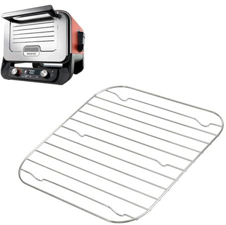 Grill Rack for Ninja OO101 8 in 1 Outdoor Pizza Oven, Stainless Steel Roaster Rack for Ninja Woodfire OO100 Series Smoker Accessories