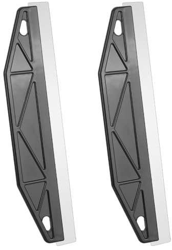 smtfcty Paint Trim Guard, 2 Pack 12inch Multi-Purpose Paint Wallpaper Scraper, Stainless Steel Paint Shield for Paint Smearing Repairing Wallpaper, Cutting, Paint Guide & Measurement