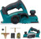 Pialla a batteria compatibile con batteria Makita da 18 V, professionale a batteria da 18 V, piallatrice elettrica con una sola mano, larghezza pialla 82 mm, profondità 2 mm, 16500 giri/min, pialla