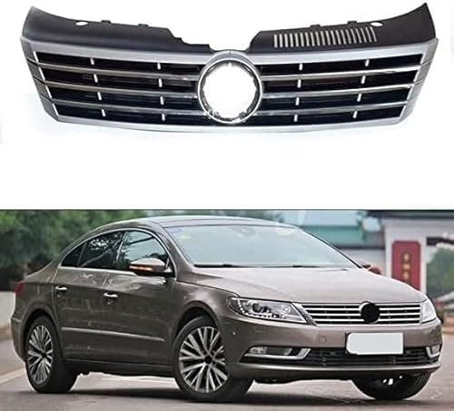 DLXZWF88 Auto Front Stoßstange Kühlergrills für Vw Passat CC 2013-2017, Kühlergrill Verschleißfest Front Motorhaube Kühlergrill Auto Zubehör