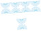 FRCOLOR 5 Sätze Medizinisches Armband Id-armband Sicherheitsarmband Für Kinder Kinder-ausweisarmband -id-band Medizinische Armbänder Id-armbänder Sky-blue Pvc 100 Stück * 5