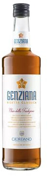 GIORDANO VINI Liquore Genziana - Bitter und Ausgewogen, Italienischer Likör, 18% vol, Flasche à 50 cl