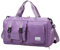 Fitness Seesack, leichter Turnbeutel, Reisetasche, Oxford-Tuch, Trocken-Nass-Trenntasche, große Kapazität, Reisetasche, Herren-Wochenendtasche, Handgepäcktasche, Sporttasche, Reisetasche, lavendel,