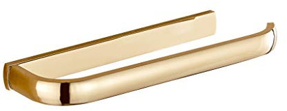 Porte-serviettes mural en laiton massif doré