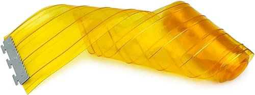 Tende da doccia in PVC trasparente, lunghezza 2,55 m, altezza 2,55 m, impermeabile, divisorio per casa, cucina o ufficio, prezzo al pezzo