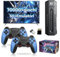 X2 Blu Stick per Videogiochi Retrò 4K, Emulatore per Console 256 GB, 70.000+ Giochi Retrò Integrati, 50+ Emulatori, Stick per Videogiochi Plug and Play, con 2 x 2.4G Controller Wireless Ricaricabili