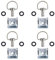 Hattba Moto sgancio rapido Race Fasteners 1/4 di giro 14mm 19mm D-Rings Race Carenatura Fastener Bulloni Viti Borsa Sella Vite In Bulloni