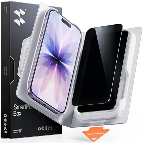 SMARTDEVIL 2 Pack MyView Privacy for iPhone 17 Screen Protector | 28° Anti-Spy, 9H Tempered Glass, Bubble-Free Easy Install, Anti-Shatter, Face ID & Case Compatible, with SmartPull Box