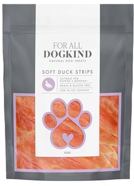 For All DogKind Soft Duck Strips 500g