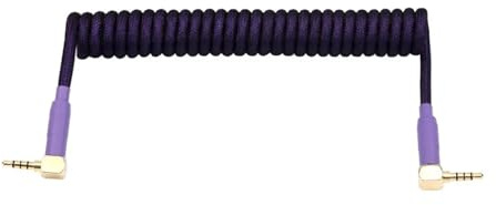 ZHFSWLKW Keyboard Data Cable Mix Color Coiled TRRS Handmake DIY Split Cables Mechanical Sofle Transfer(8)