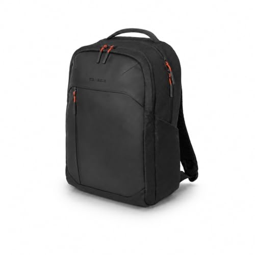 Laptop Rucksack 16 Zoll, 18 L, Business Rucksack, 9 Taschen, Schwarz | Business Laptop Backpack mit gepolstertem Laptop- und Tabletfach, 2 Fächern, 9 Taschen und robustem 1680D/500D-Polyester