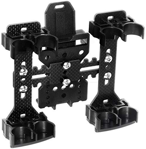 Airsoft Softair Ausrüstung APS 2X Quad-Load Schrot Caddy-System mit Gürtelschlaufe Schwarz