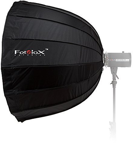 Fotodiox Deep EZ-Pro 36in (90cm) Parabolic Softbox - Quick Collapsible Softbox with Broncolor Impact Insert