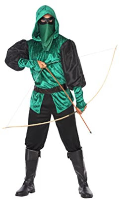 ATOSA 53923 COSTUME ARCHER M-L, Herren, Grün/Schwarz