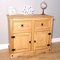 Corona 2 Door 2 Drawer Sideboard, Wood, Light Fiesta Wax