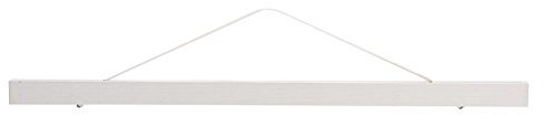 Cadre Magnétique De Photo en Bois Support De Toile Peinture Image Affiche Porte-peinture Suspension Décoration Intérieure Diy Scroll Prints Artwork Hanger Tenture Murale Art (40cm)