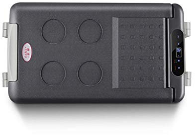 MU Portable 30 Litre Compressor Fridge Freezer, 12 V/24 V/220V - Grey