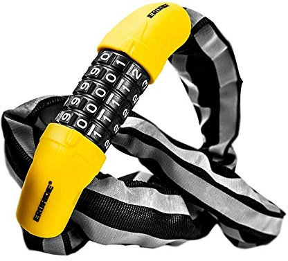 Lock Electric car Chain Lock Motorcycle Battery Mountain Bike Anti-Theft Bicycle Lock-Reflective Code Lock