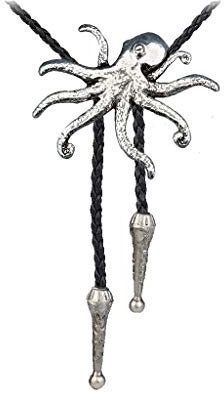 Octopus pp-a48 Bolo-Krawatte, 4 x 3 cm, Zinn