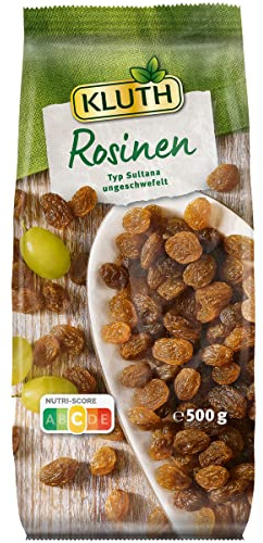Kluth Rosinen Typ Sultana ungeschwefelt kernlos fruchtig 500g