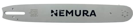 Nemura Guide Chaîne Tronçonneuse - Montage Chaîne 67 Maillons Entraîneurs - avec Coupe 40 cm - Pas de 325 - Jauge de 1,6 mm - Pièces Détachées Outillage Jardin - Marque Française