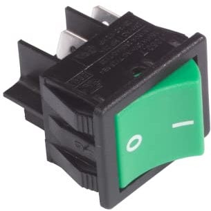 Avern Genuine Numatic Spare Green Rocker Switch For 'Henry' Vacuum Cleaners & More 220582-6 Months Warranty -