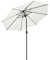 Yaheetech Parasol de Jardin Extérieur Parasol Inclinable 230cm/270cm/327cm avec 8 Baleines Cadre en Métal Protection Solaire pour Jardin Terrasse Patio Piscine Plage Balcon 270 cm Crème