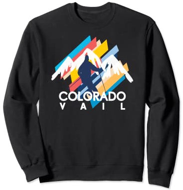 Vail Colorado Ski Vail Vintage Retro 60er Jahre Vail CO Classic Sweatshirt