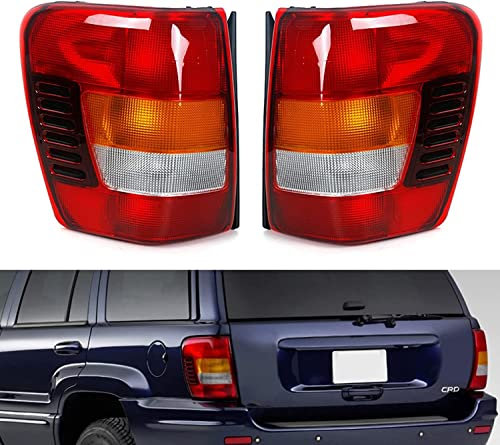 Auto Rücklicht-Komplettsets Heckleuchte Rückleuchte Für Jeep Grand Cherokee 2001 2002 2003 2004 2005 | Heckklappe Heckleuchte Bremslicht Ersatz