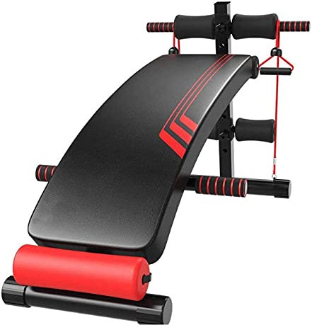 Hantelbank mit Beinstreckung und Beinbeuger, verstellbare Trainingsbank, Hantelbank, Heimfitnessgerät für Männer, Stuhl needed