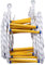 Rope Ladder Fire Escape Ladders 2-9 Storey Emergency Fire Safety Ladder with Hooks, Nylon Soft Climbing Ladder for Kids Adults Indoor Outdoor, Easy to Use(Size:3m) Double the comfort