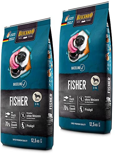 Belcando Fisher 2 x 12,5 kg Hundefutter - wirkt unterstützend auf den Verdauungstrakt