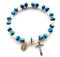 Kristall Für Kreuz Armband Elastische Perlen Stretch Rosenkranz Armband Mit Kruzifix Und Für Frauen Mädchen Jewe Kreuz Anhänger Armband