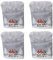 LICHENGTAI 4 Stück Weihnachtsstuhl-Rückenlehnenbezüge GNOME Wichtel Stuhlbezug Esszimmerstuhl Rückenbezüge Xams Stuhl zurück Abdeckung Weihnachten Deko Weihnachts Ornament Party Supplies