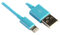 121AV Charger Cable 1M MFi Certified USB to Lightning Compatible with iPhone Ipad and Airpods (Blue)