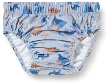 Playshoes UV-Schutz Windelhose Unisex Kinder Badehose Schwimmhose Badebekleidung, Dino allover, 86/92