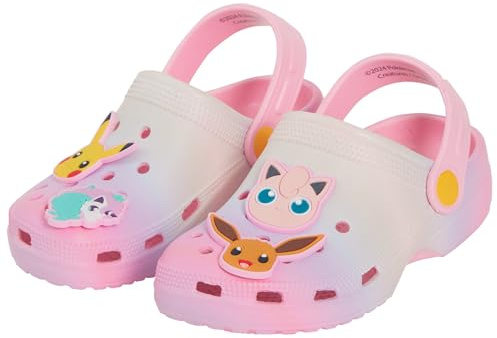 Pokémon Zoccoli Bambina con Charms Sandali Bambini Pikachu Eevee Ponyta Jigglypuff Infradito Mare Vacanza