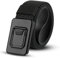 flintronic Gürtel Nylon Canvas Belt, Canvasgürtel, Verstellbarer Nylon Stoffgürtel mit Schnellverschluss, Schneller Pass durch die Flughafensicherheit,125cm taktischer Gürtelschnalle