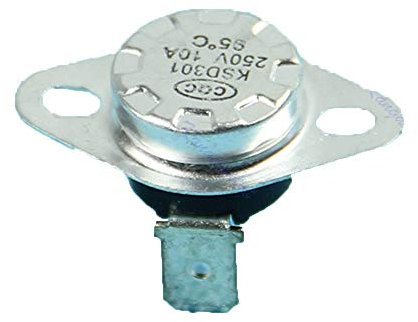 PURPLELILY KSD301 250V 10A 95°C NC Temperature Controlled Switch Thermostat