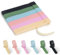 Kotkiddy 120 fascette stringicavo riutilizzabili, multicolore per la gestione dei cavi, fascette di fissaggio regolabili, fascette stringicavo in velcro per casa, ufficio