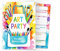 Junaversum 12 Einladungskarten zum Kindergeburtstag Mädchen Jungen Art Kreativ-Party Malparty Kunst Basteln DIY Künstlerparty Kinder Einladungen Geburtstag Geburtstagseinladungen Kids