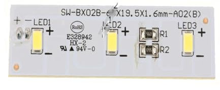 SOS - Accesorio de platino electrónico led para frigorífico, congelador CANDY 49031078
