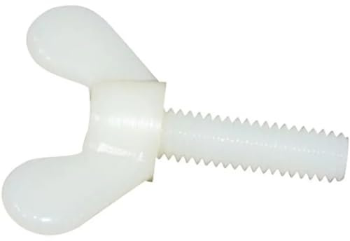 50-teiliges M5-M6-Nylon-Schmetterlingsschrauben-Set, Flügelmuttern, Klauenschraube, isolierte Daumenschrauben aus Kunststoff(M5)