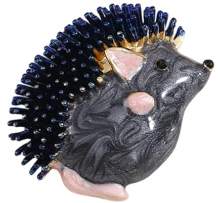 Broche unique sur le thème des animaux pour les amateurs de mode, broche hérisson, bijou élégant pour accentuer les vêtements