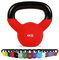 Kettlebell Neopren 2 – 30 kg inkl. Übungsposter (4 Kg - Rot) Kugelhantel