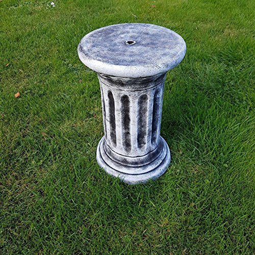 garden ornaments and accessories Concrete Plinth Black & White
